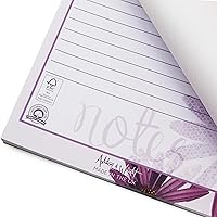 Vista 8 de Ashton and Wright - Bloc diario para hacer – Organizador de escritorio floral A5 – [Paquete de 2] – 60 hojas – 2.82 oz/m²