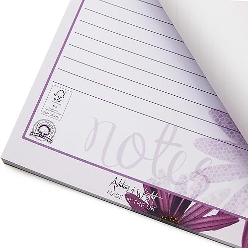 Miniatura 8 de Ashton and Wright - Bloc diario para hacer Organizador de escritorio floral A5 Paquete de 2 60 hojas 2.82 ozm