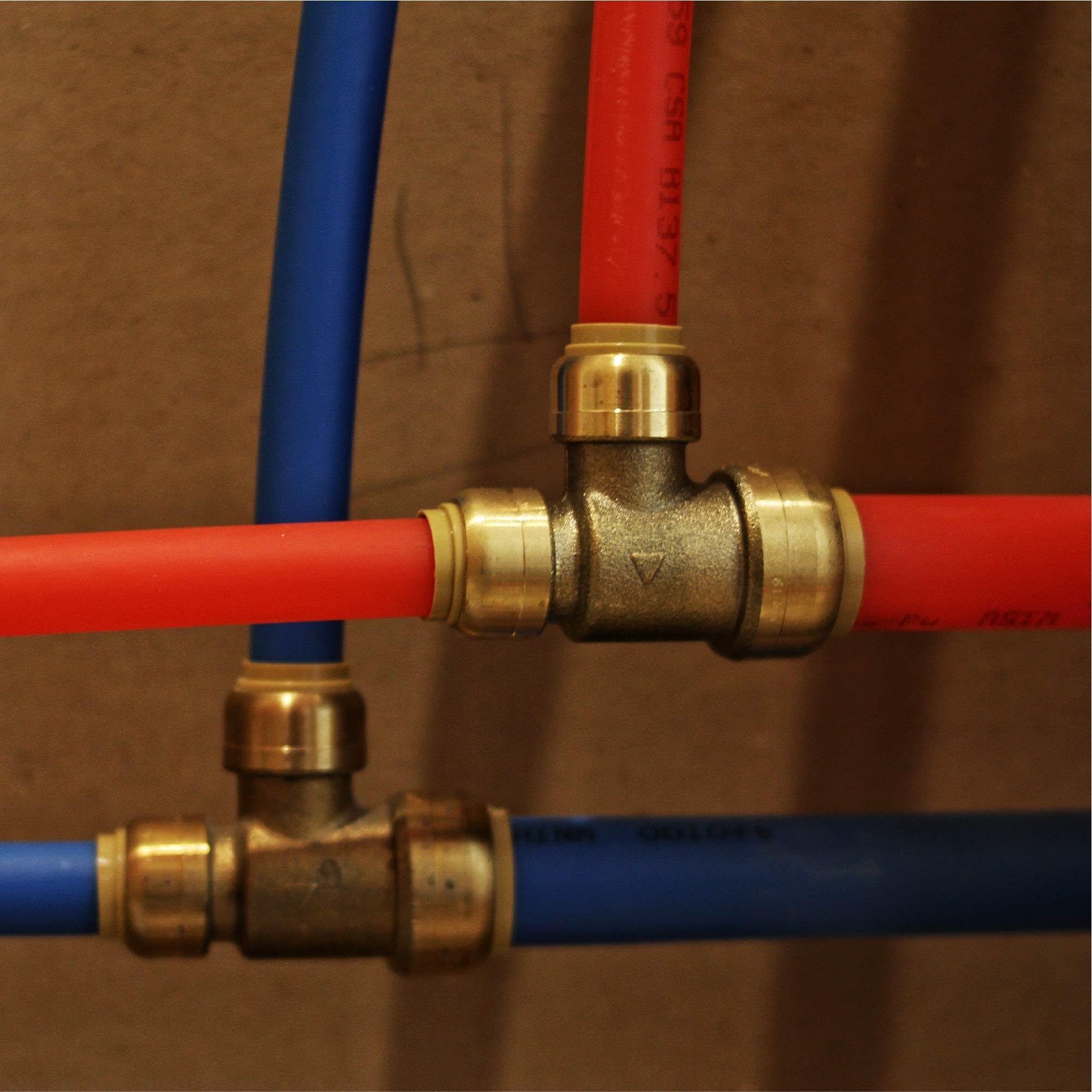 Waterline PEX narzędzie do zaciskania pierścieni | zaciskarka hydrauliczna do miedzianych pierścieni Pex ½" | niskoprofilowe profesjonalne narzędzie do zaciskania | w zestawie z miernikiem GO/NO GO,
