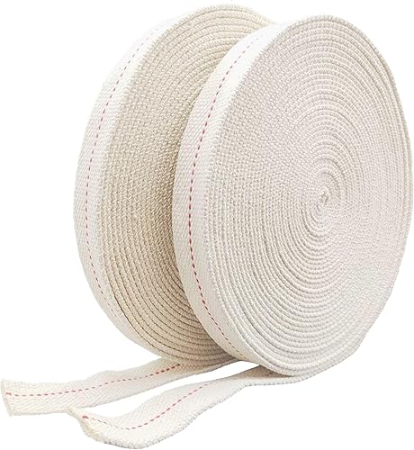 Miniatura 6 de Lámpara de aceite plana de algodón de 34 pulgadas o lámpara de huracán, mechas de lámpara de aceite para lámparas de aceite, farol de huracán,