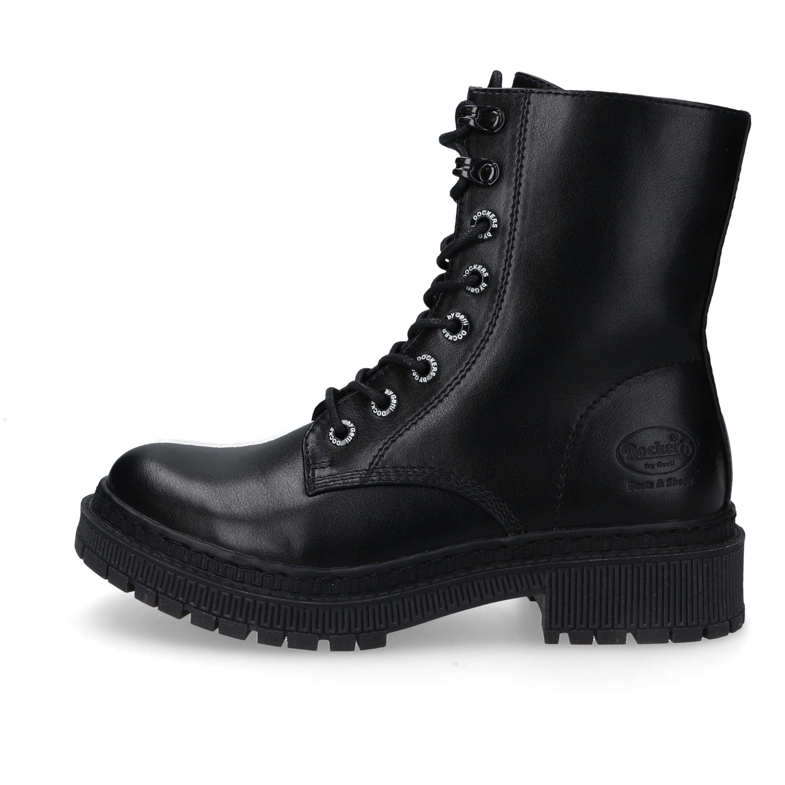 Dockers by Gerli Damen Erwachsene Schnür-Stiefeletten 57BI201 Weite normal Reißverschluss