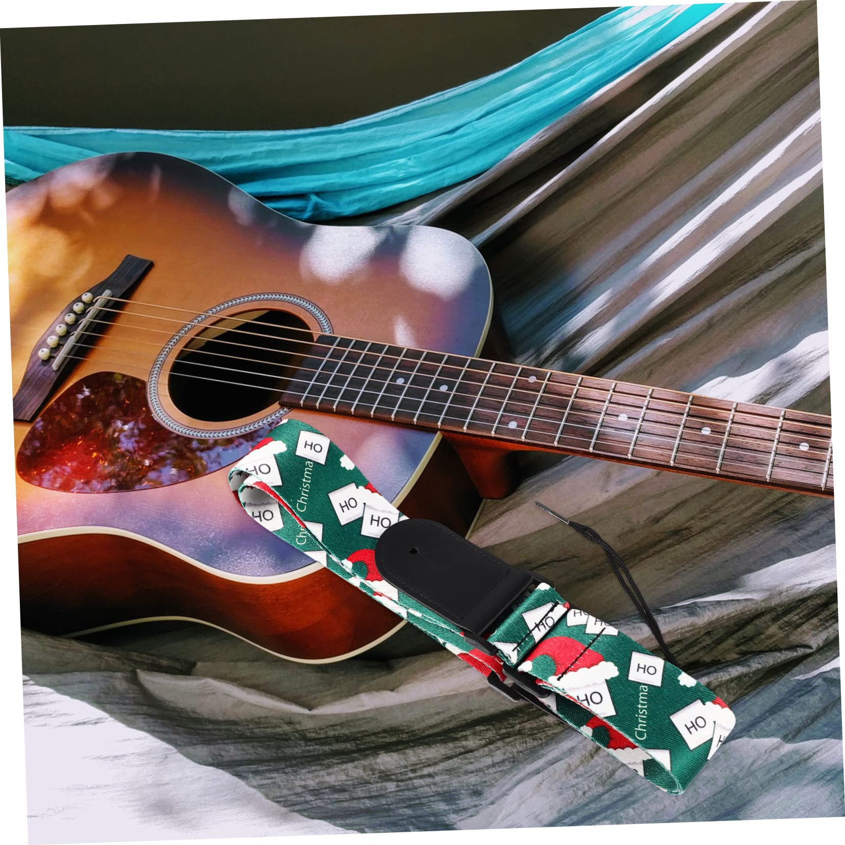 ibasenice 4piezas Correa De Hombro Para Ukelele Ajustable Diseño Navideño Correa De Guitarra De Estilo Folclórico Para Amantes Música