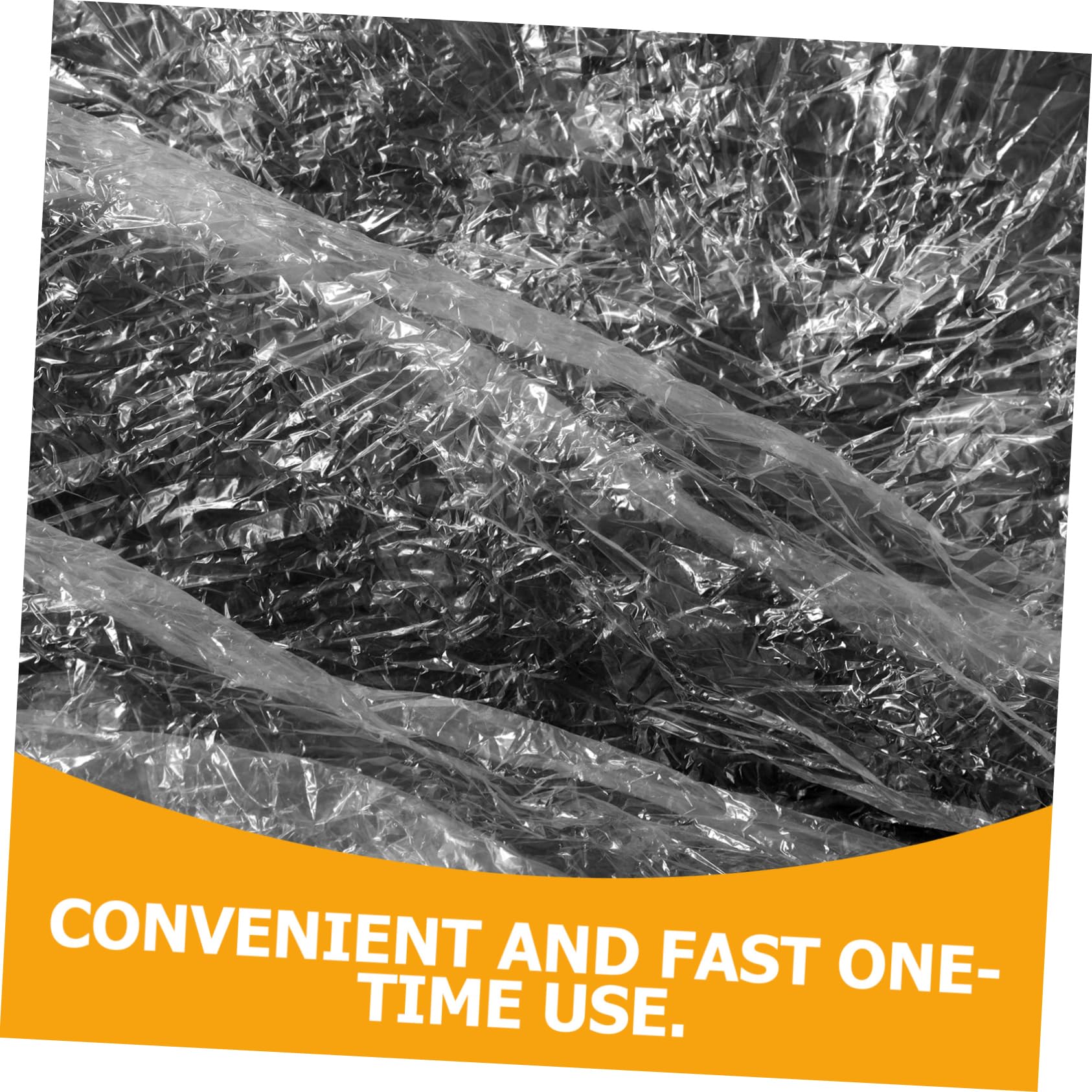 SOESFOUFU Disposable Plastic Car Cover Heavy-Duty Pe for Suvs for Outdoor Storage and Rain — view 5