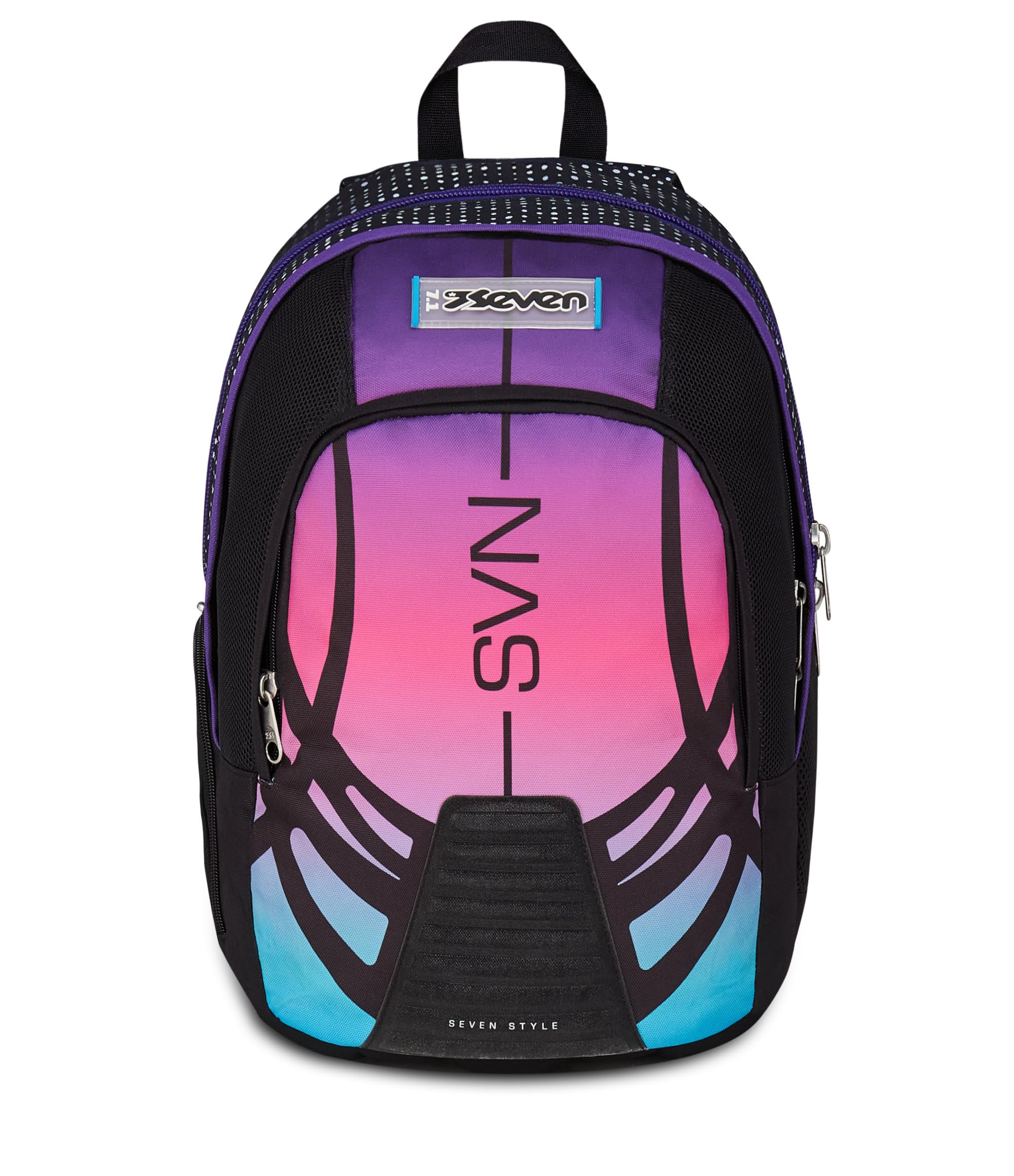 Seven Trolley Scuola Flex 3 Ruote, Fucsia, Zaino Con Carrello Sganciabile Da 31 Litri, Con Tasca PC, Tasca Borraccia, Multiuso, Maneggevole e Confortevole, Scuole Medie e Superiori, Ragazza | Zaino Con Carrello Sganciabile, Tasca PC, Tasca Borraccia, Mult