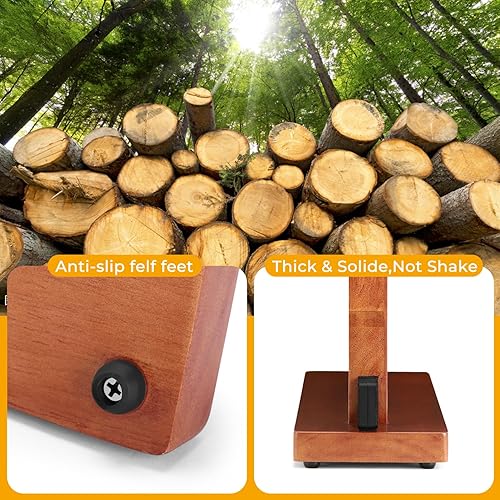 Miniatura 7 de Bloque de cuchillos, soporte magnético para cuchillos para encimera de cocina, estantes de almacenamiento de cuchillos, organizador de