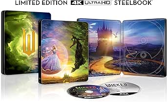 Wicked: For Good - Limited Edition Steelbook 4K Ultra HD + Blu-ray (Bilingual)