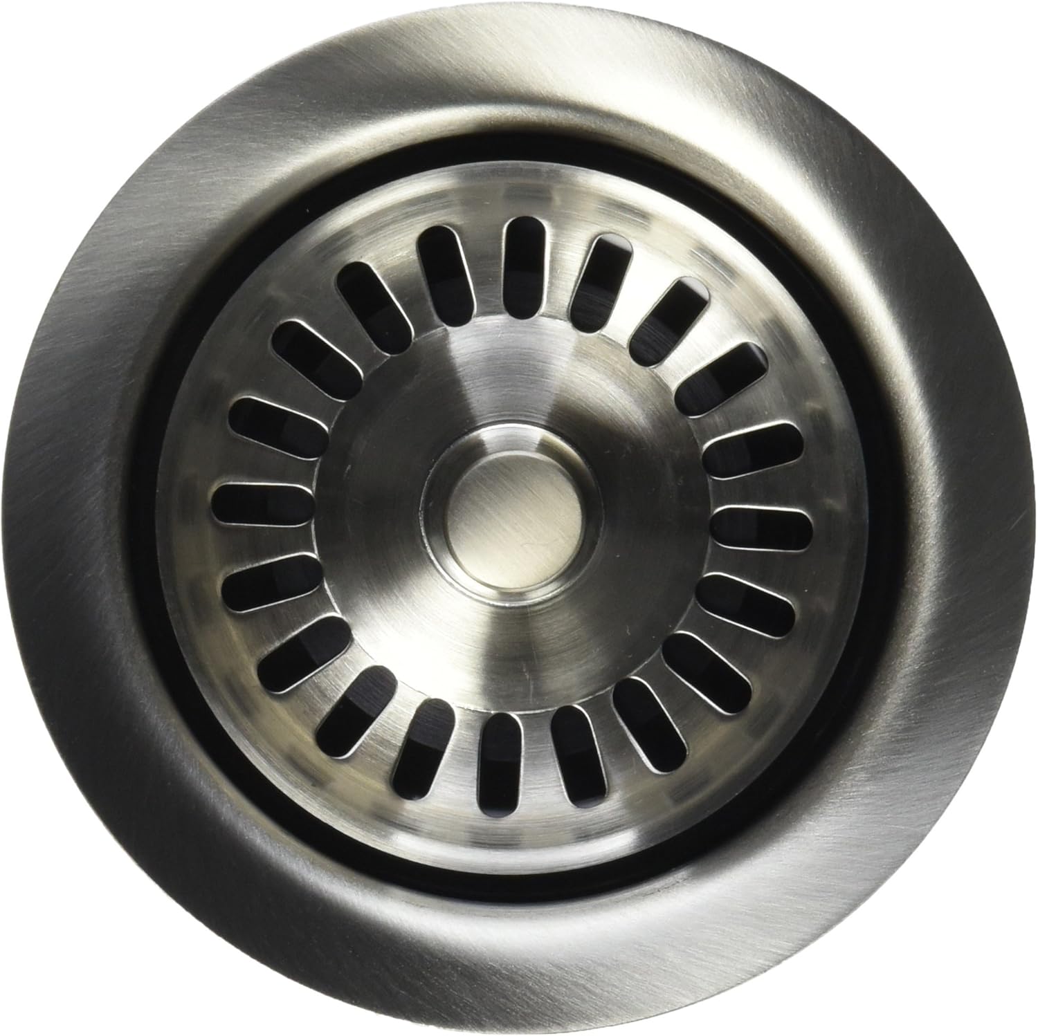 Mountain Plumbing MT200EV/BRS Kitchen Sink Strainer and Stopper, Brushed Stainless