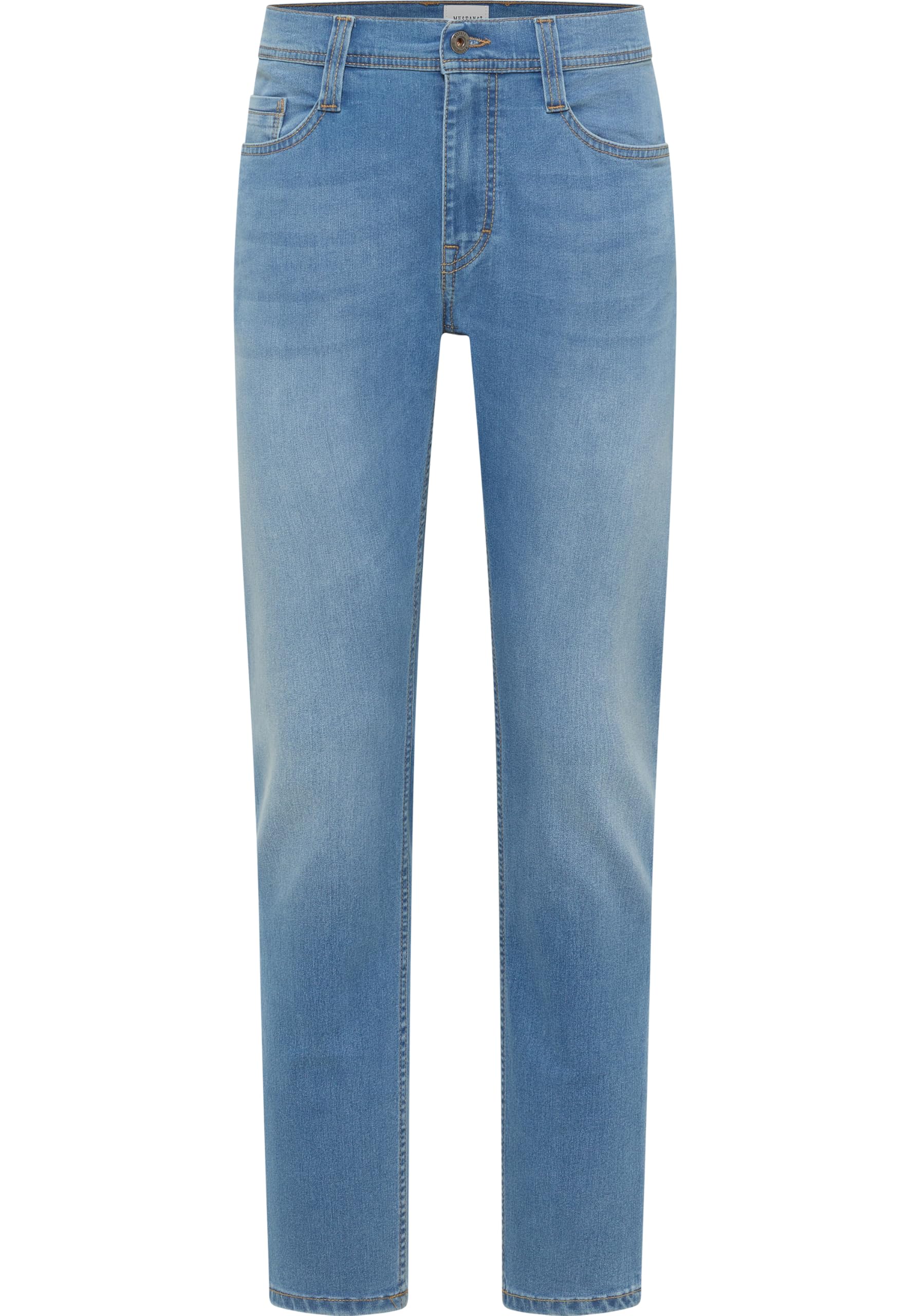 MUSTANG Men's Style Oregon Slim Jeans, Medium Blue 303, 33 W/34 L