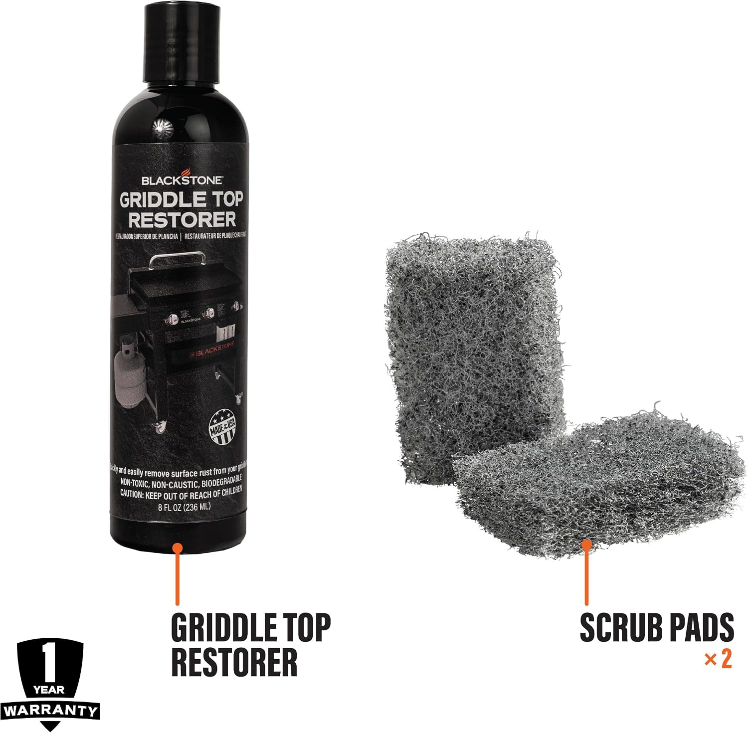 BLACKSTONE 4165 Griddle Top Restoration Kit | 3 Piece