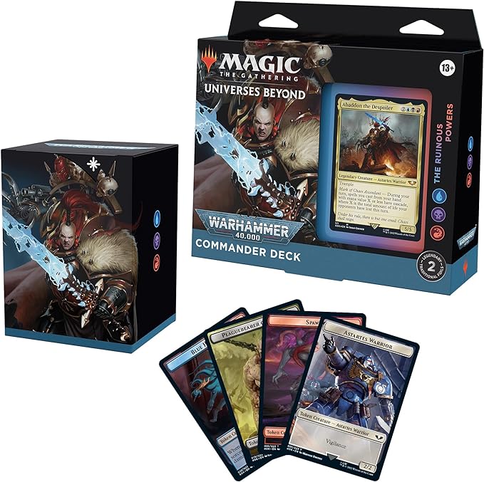 Magic: The Gathering - Star Trek, Lorwyn and More in 2026 6 81Lzvhy2IgL. AC SX679 Magic: The Gathering Universes Beyond: Warhammer 40,000 Commander Deck – The Ruinous Powers