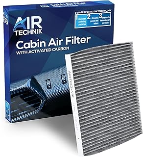 CF12283 Cabin Air Filter w/Activated Carbon | Fits Chrysler Pacifica 2017-2023, Voyager 2020-2022, Grand Caravan 2021-2023 - 68308950AB