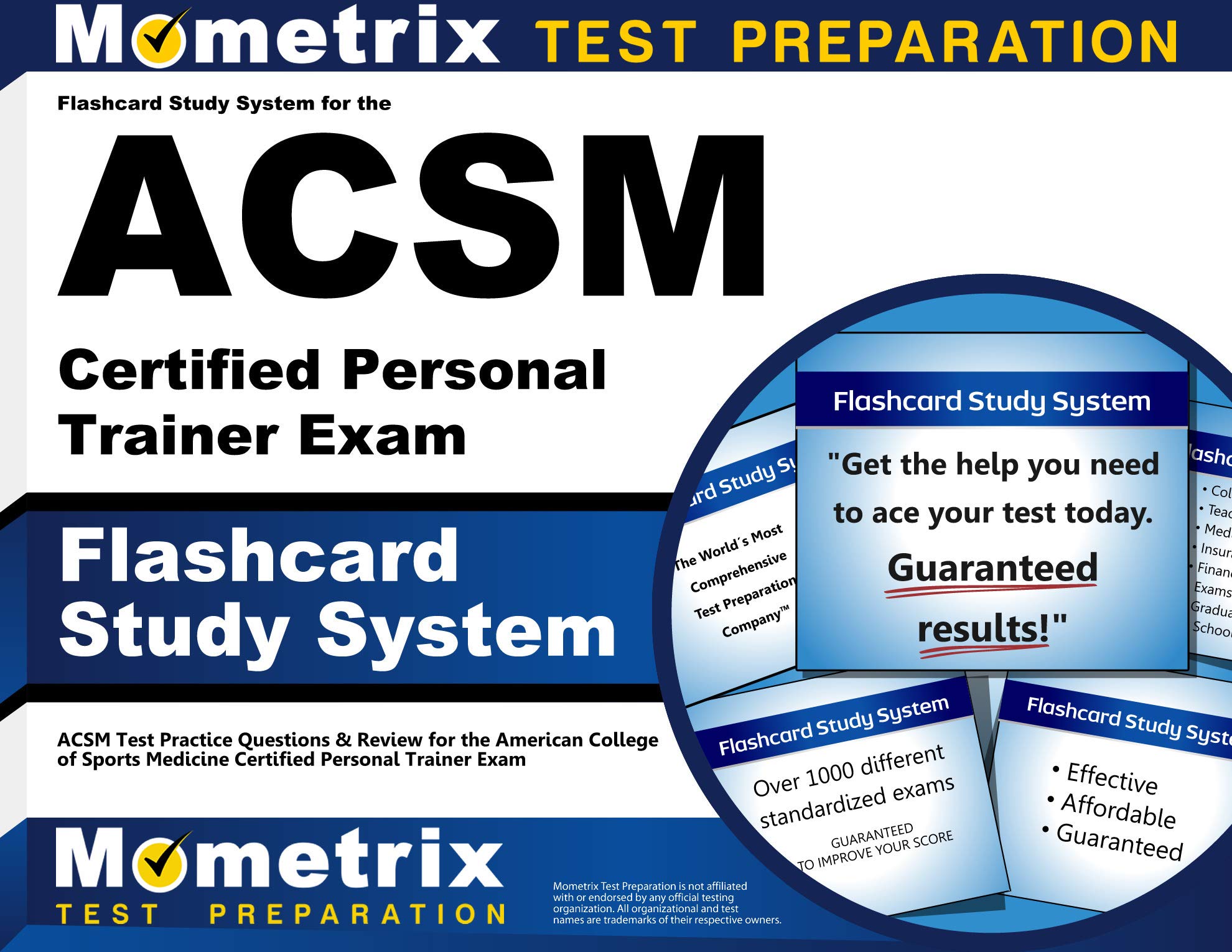 ACSM Certified Personal Trainer Flashcard Study System (Cards)