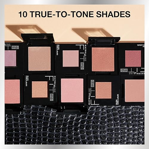 Miniatura 5 de Maybelline Fit Me Blush, melocotón, 0.16 onzas (paquete de 3)