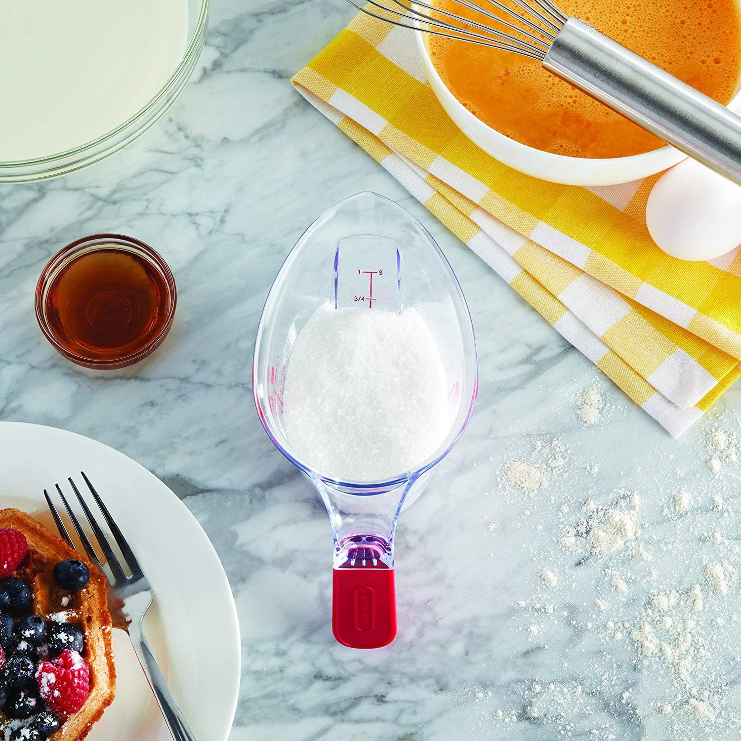 Farberware Angled Measuring Cup, 1, Red