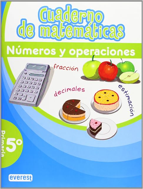 Portada de Cuaderno de Matemáticas Números y Operaciones