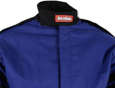 RaceQuip 121023RQP 120 Series Race Jacket SFI 3.2A/5 Blue/Black Stripe Medium