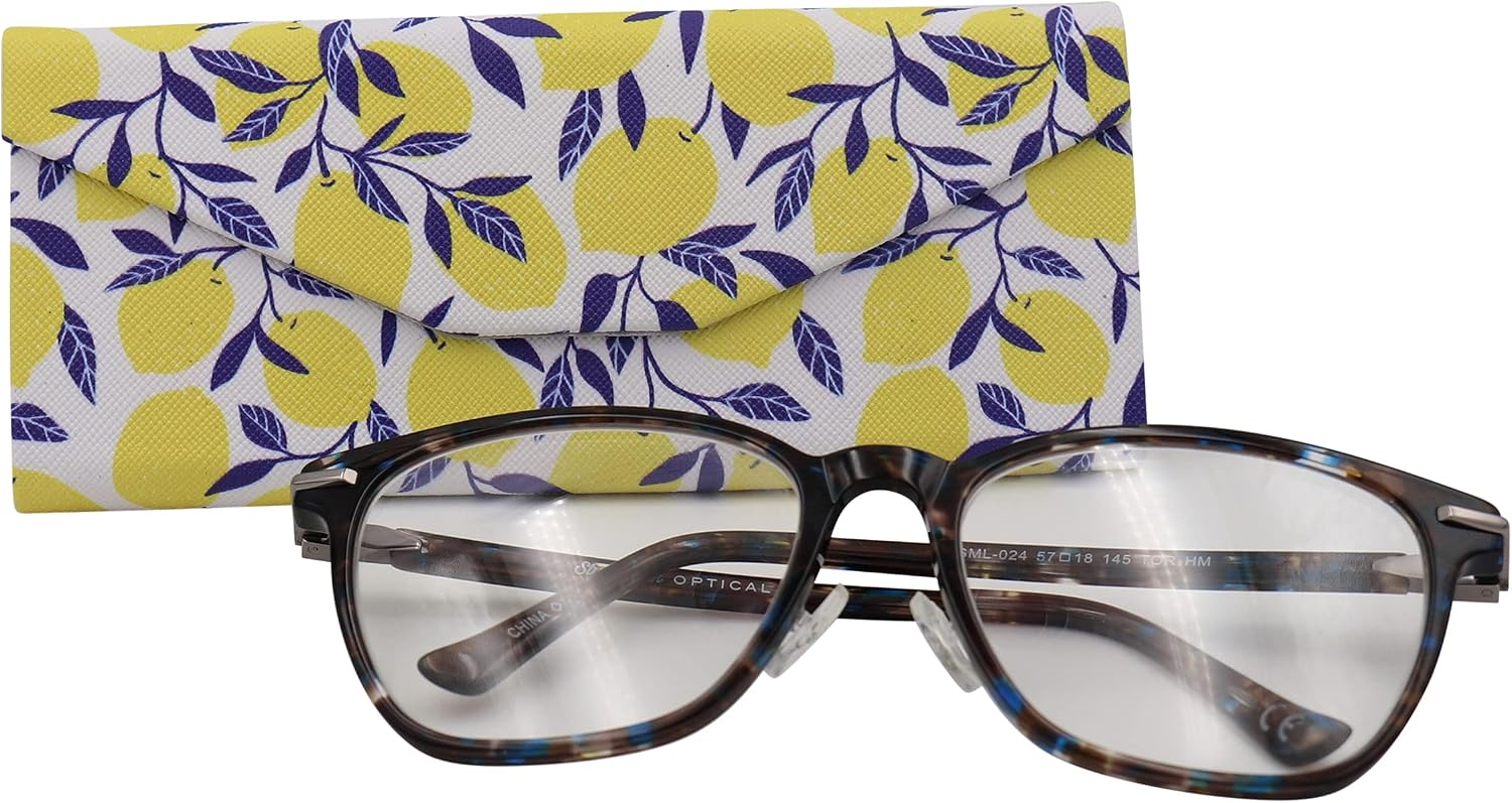Real Sic Glasses Case for Men and Women - Magnetic Folding Hard Shell Sunglass Holder - Inspired by Nature