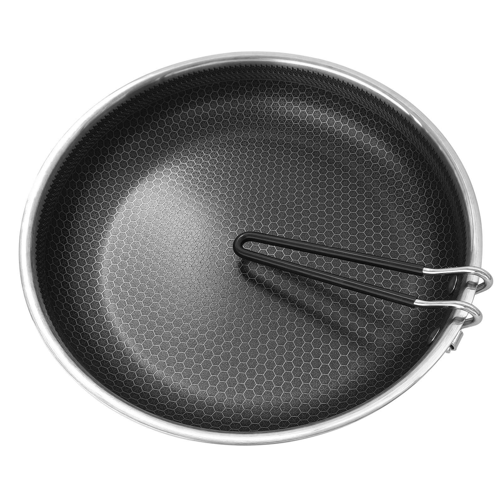 Składany uchwyt bez patelni bez kija Universal for Gas Electric Indukcja Ceramiczne piece ceramiczne trwałe stali nierdzewne 26 cm 28 cm Opcje (M)