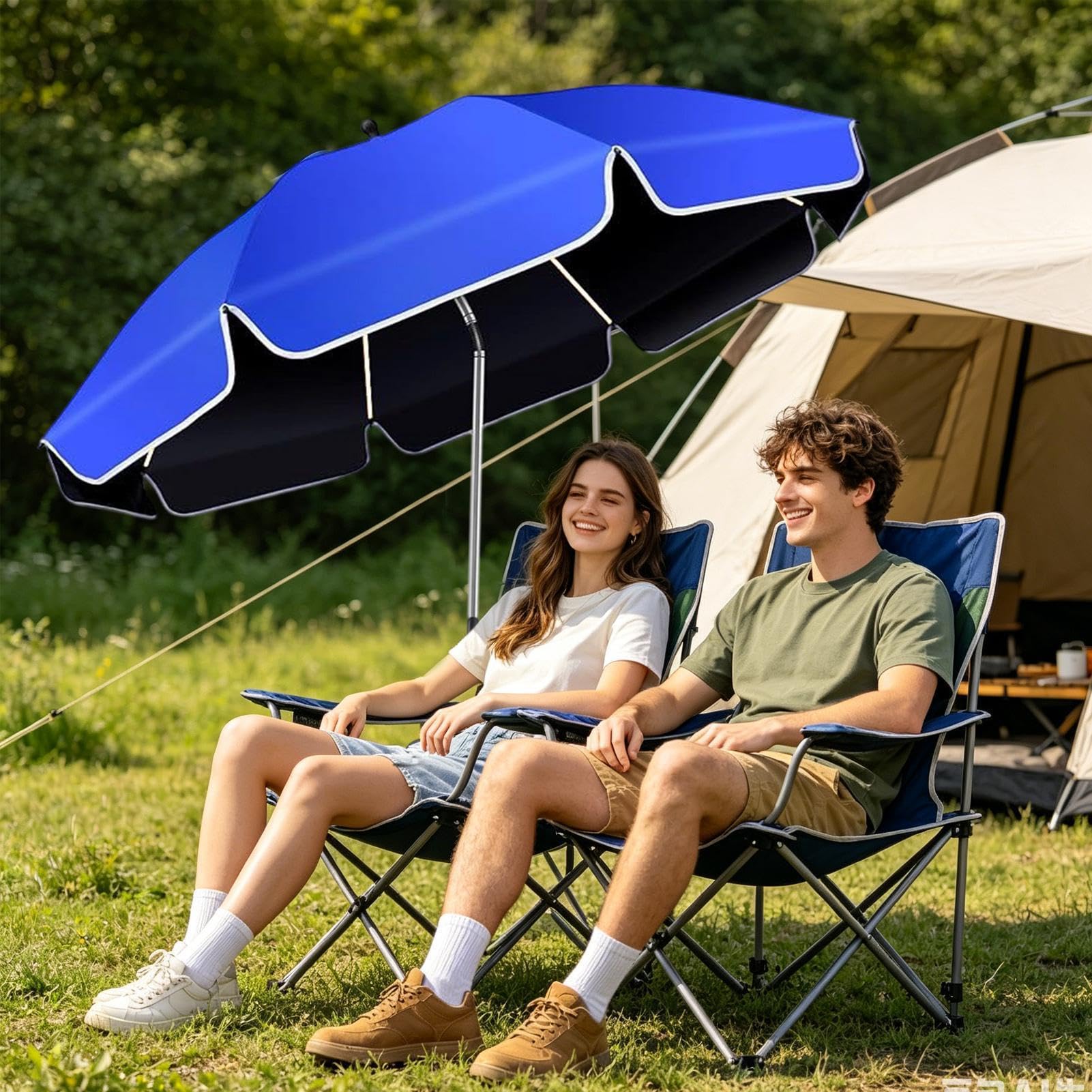 Sombrilla Para Silla De Playa,Clip Sombra Solar Ajustable 360°,Sombrilla De Sol Con Abrazadera Para Exterior | Para Patio, Playa, Jardín, Patio Trasero, Aire Libre, Camping, Vacaciones Y Balcón