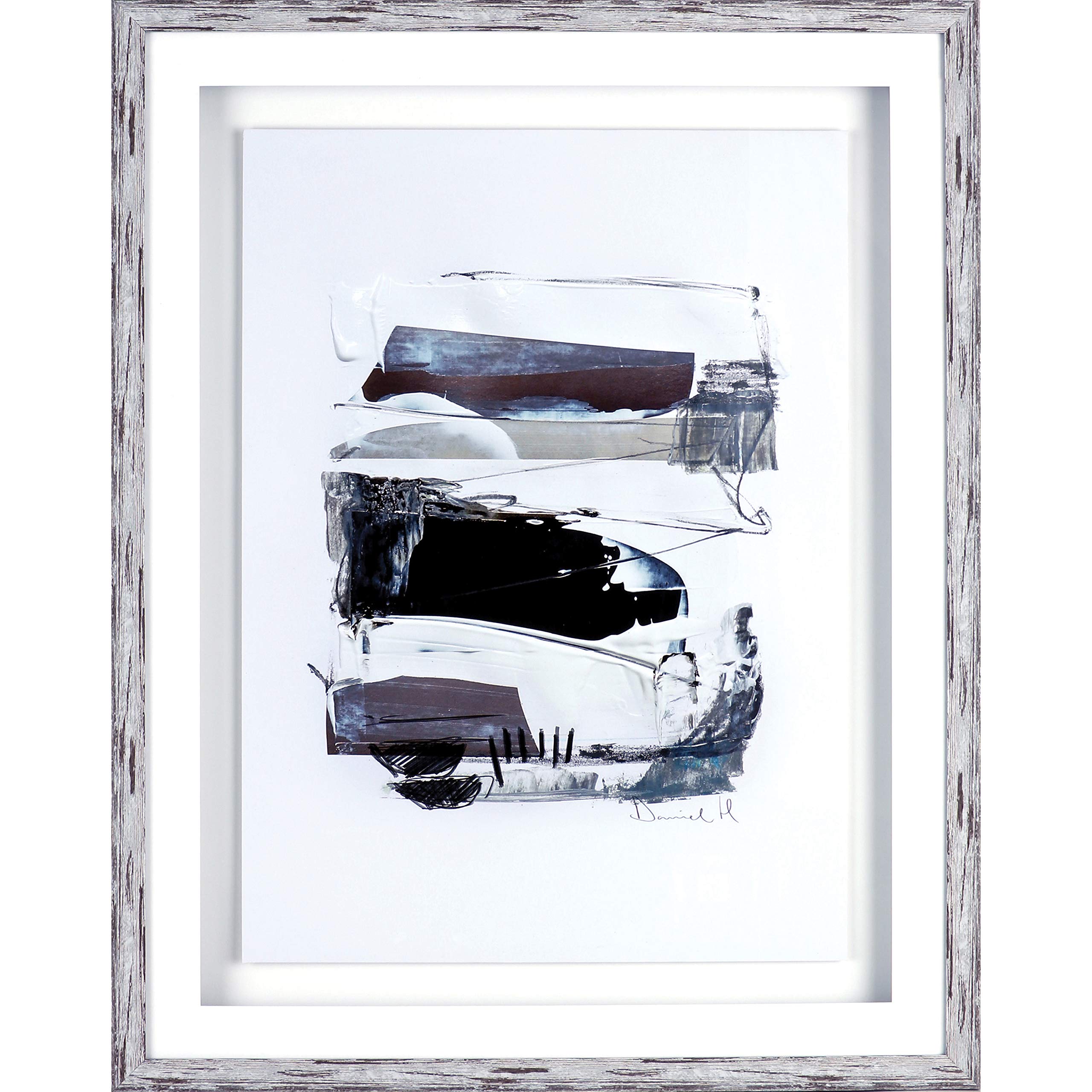 Cadre photo noir et blanc Lorell pour sublimer le salon ou le bureau