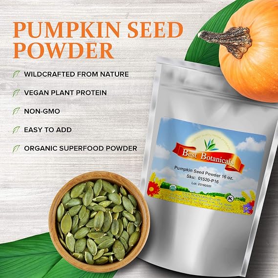 Best Botanicals Pumpkin Seed Powder 16 oz.