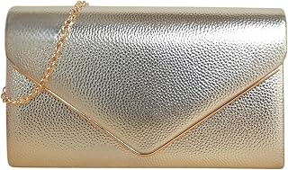 plain faux leather bridal prom wedding evening clutch party handbag shoulder bag