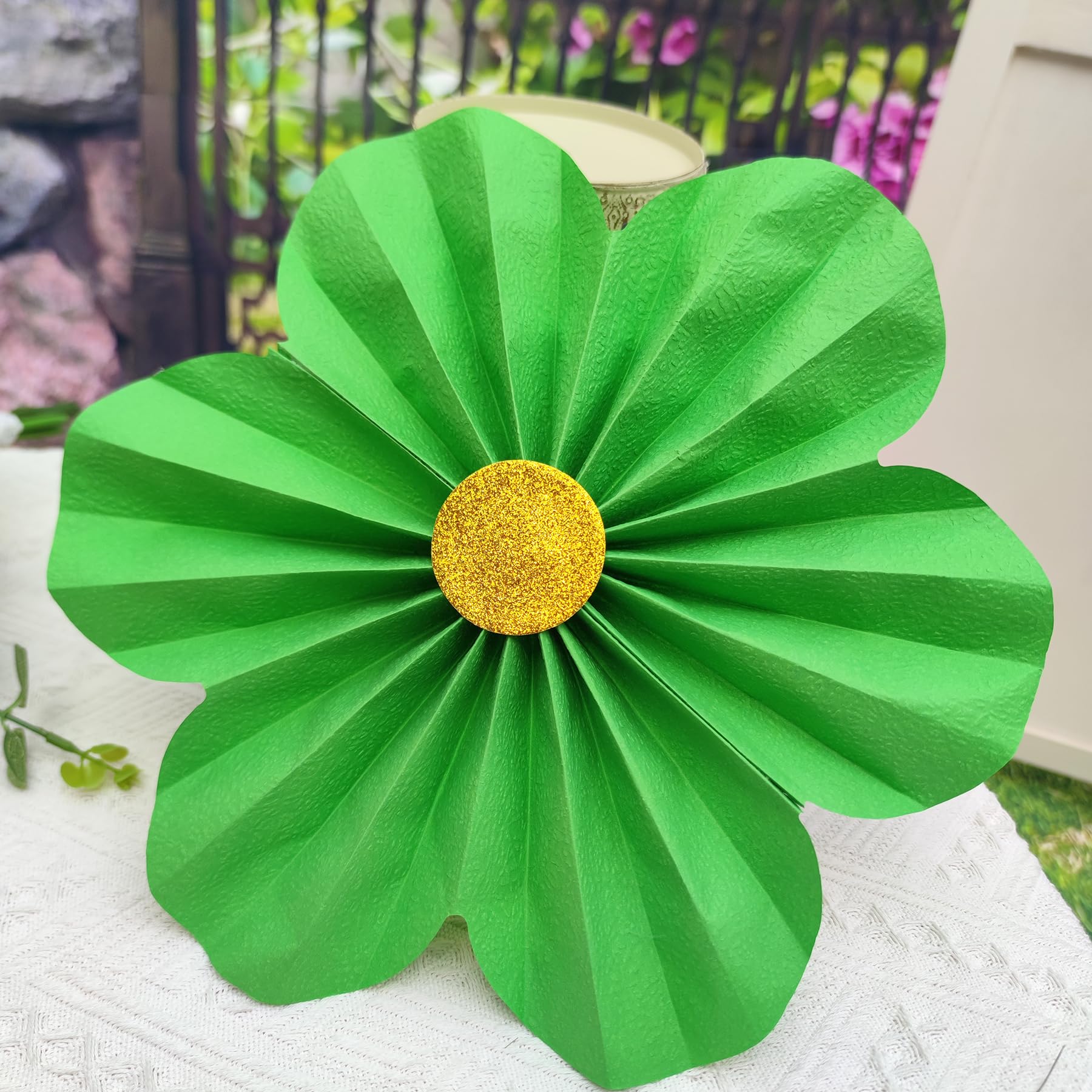 Mybbshower Paper Flower For Wedding Fan Photo Backdrop...