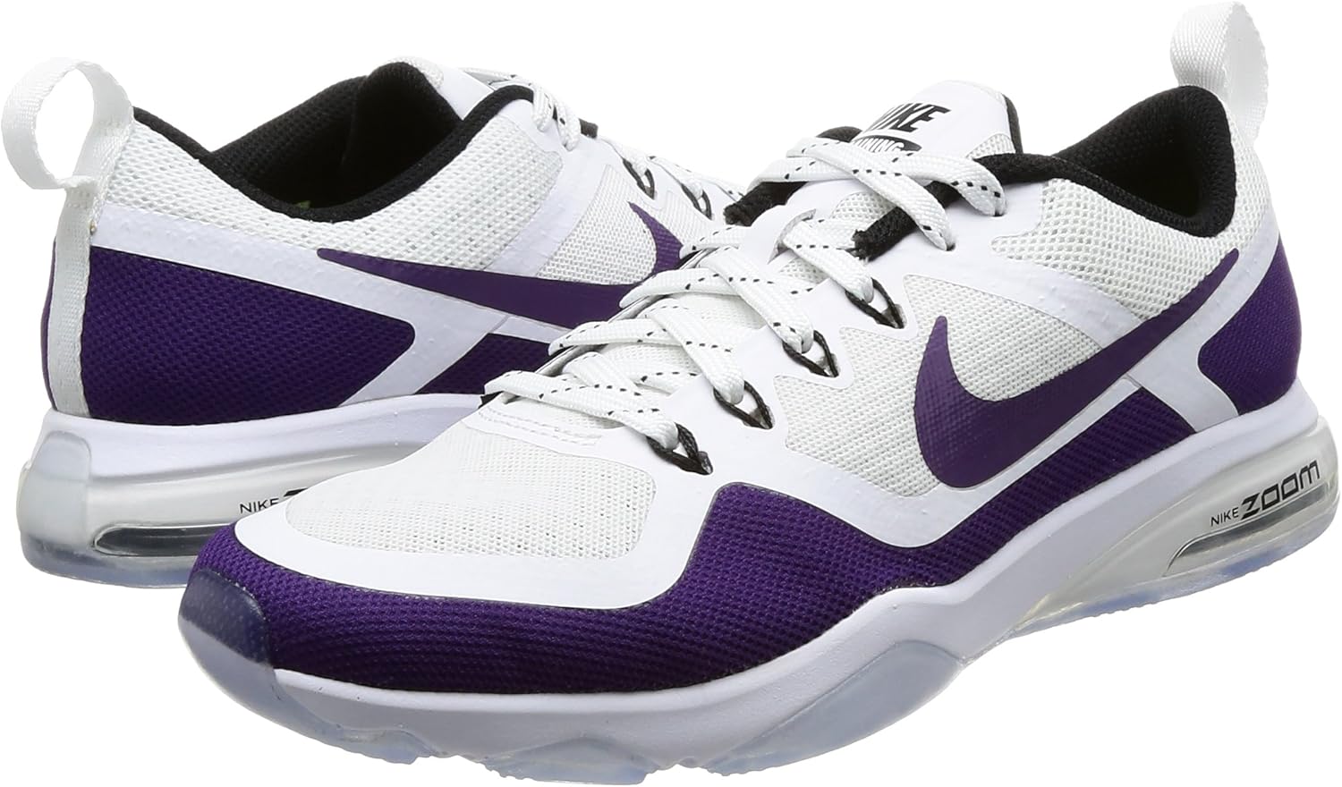 Nike Women's Everyday Plus Cushioned Socks, Black/White, M