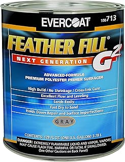 Evercoat Feather Fill G2 Premium Polyester Primer Surfacer (Gallon, Gray)