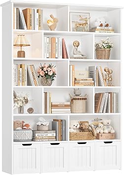 FINETONES 69 H Large Toy Storage Organizer with 4 Movable Drawers