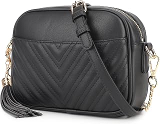 Quilted Design Women’s Crossbody Bag and Shoulder Purse