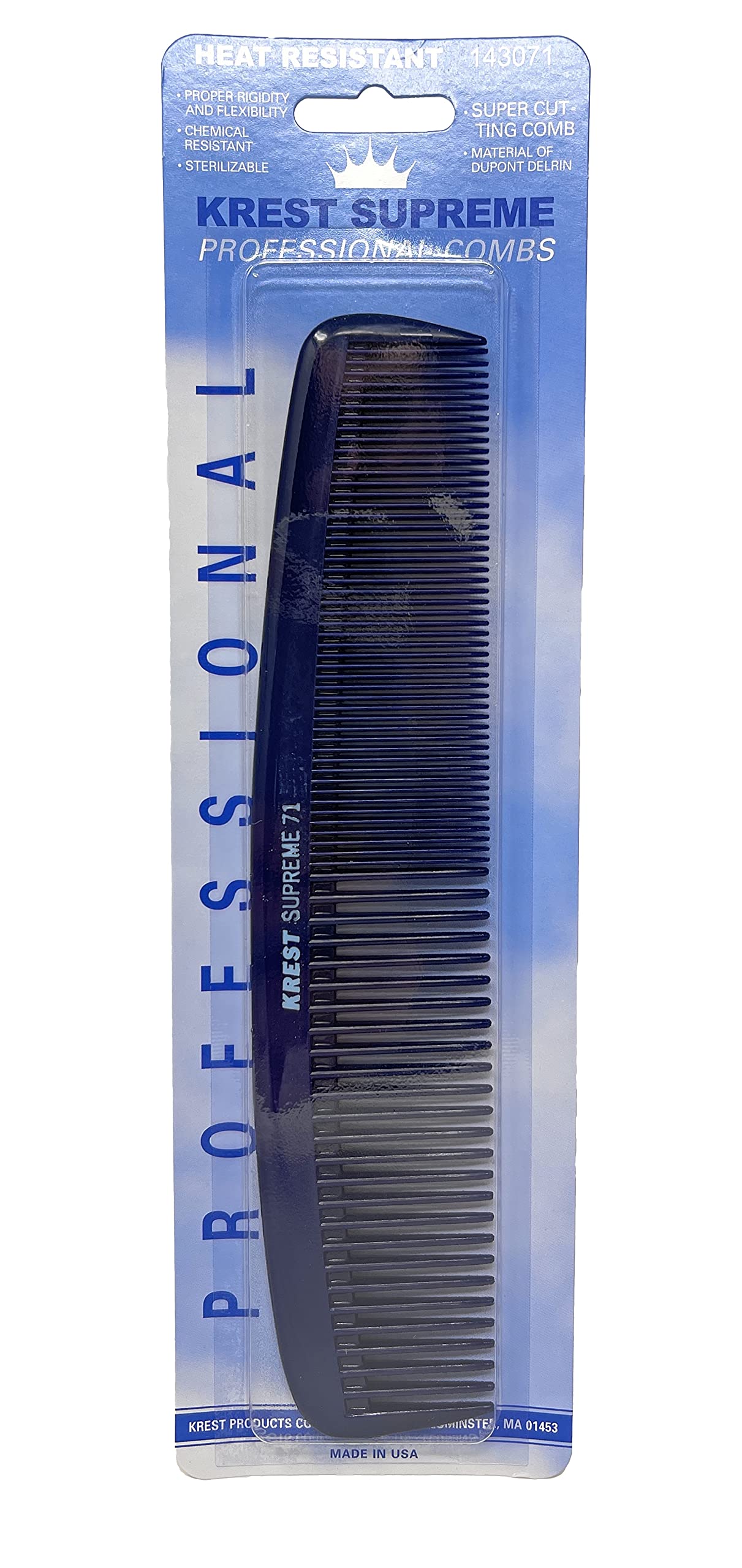 Amazon.com : Krest Supreme 71 Combs Heat And Chemical Resistant 