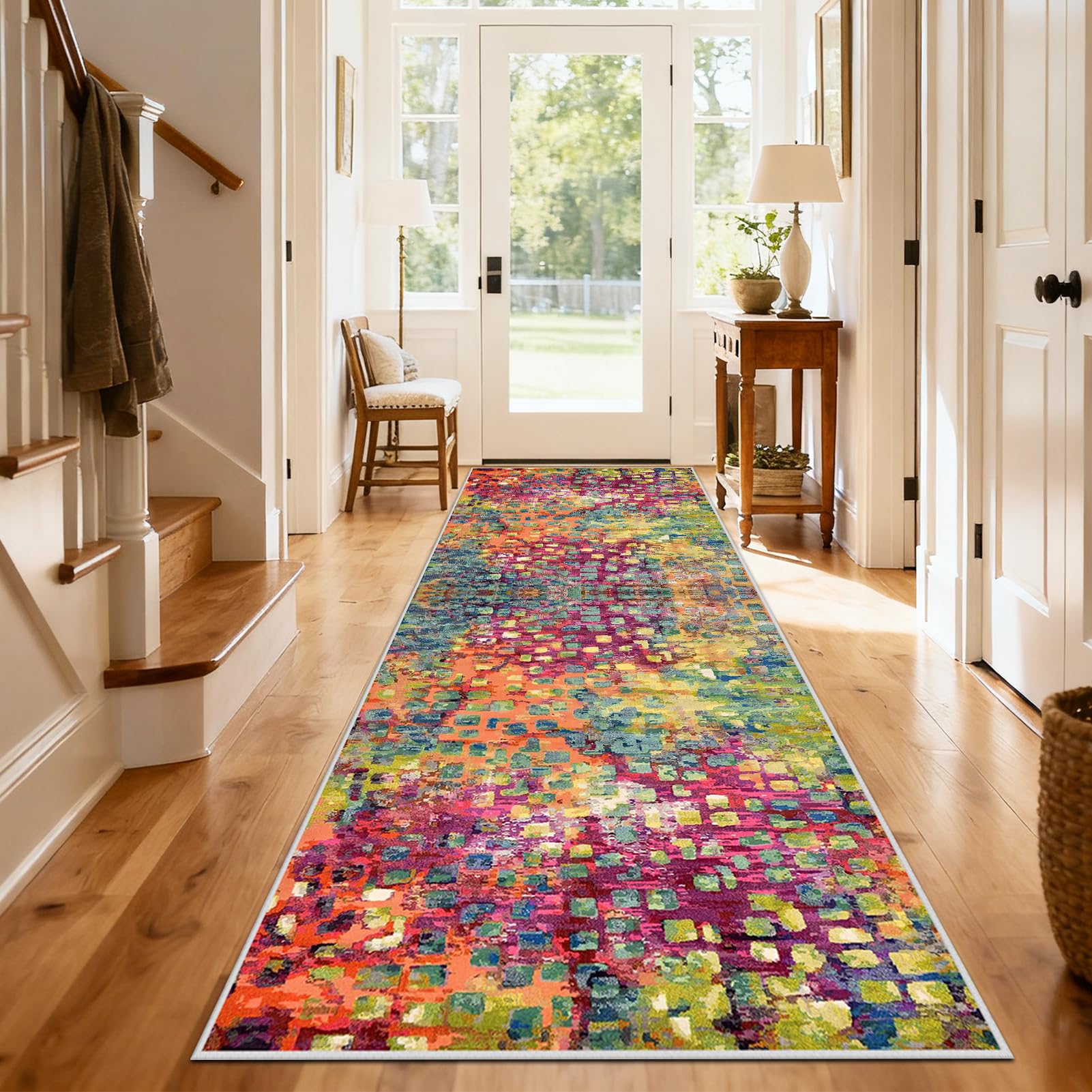 Chodnik Kuchenny Bieżnik na Korytarz Wycieraczka do Wnętrz Długie Dywanowa Dywan do Salonu Wycieraczk Chodnik do Przedpokoju do Sypialni Wejścia Pralni Werandy 70 x 400 cm