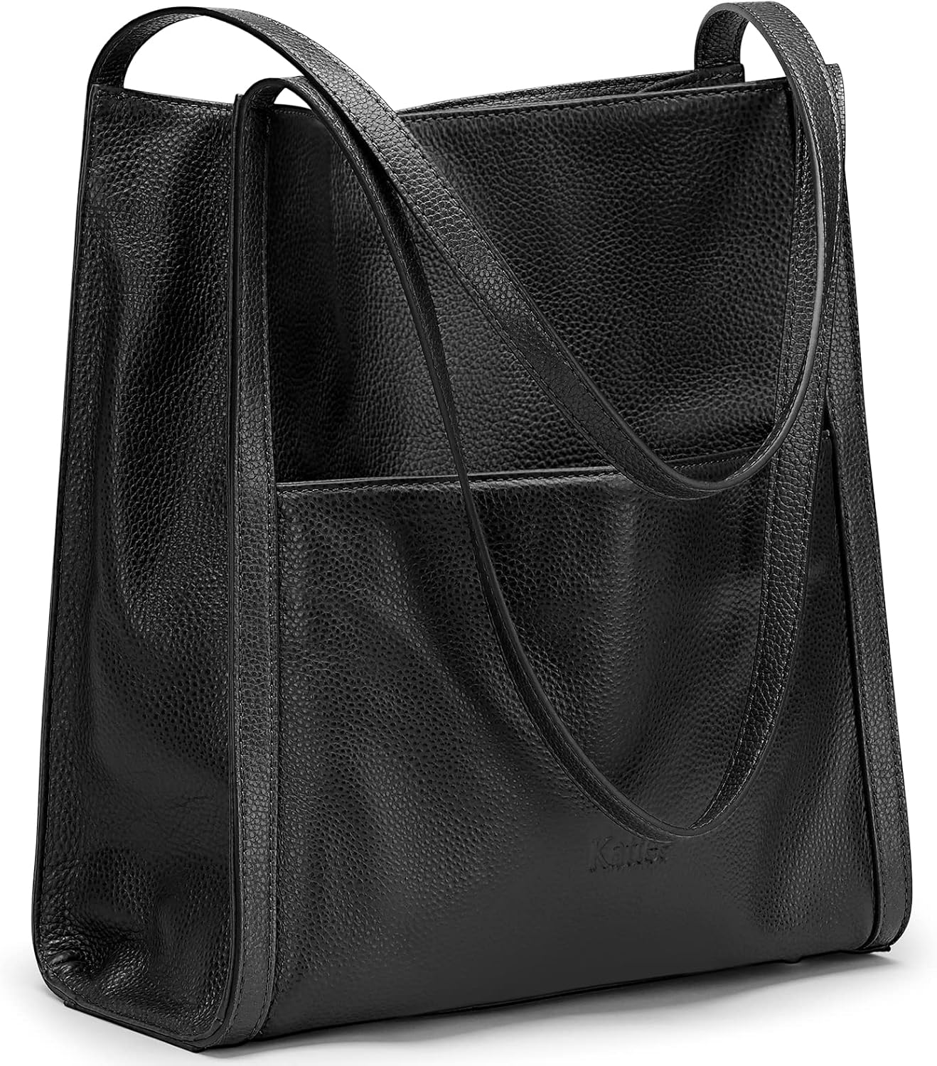 Kattee Leather Tote Shoulder Bag for Women, Leather Purse and Handbags Medium Size Kattee Leather Tote Shoulder Bag for Women, Leather Purse and Handbags Medium Size