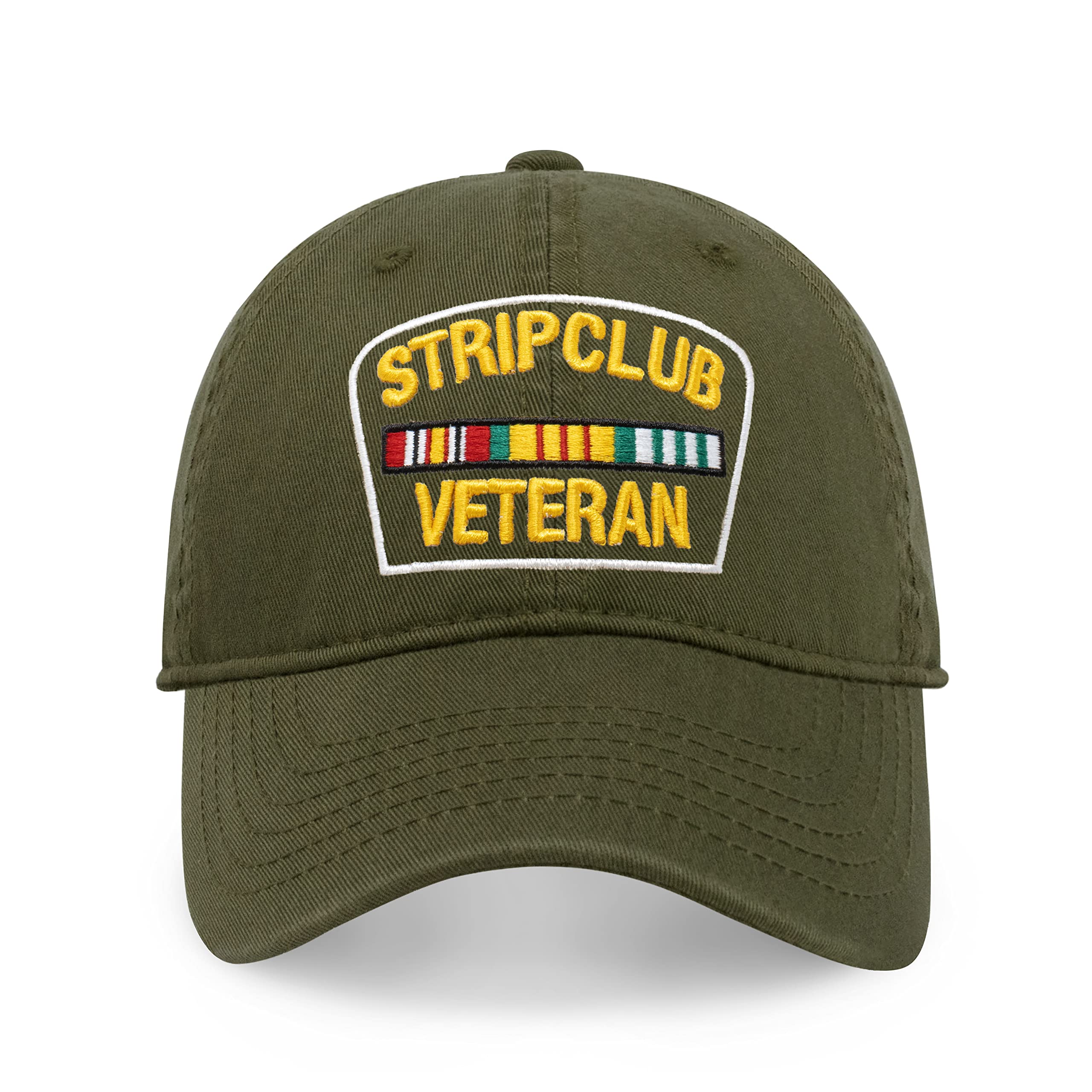 CHOK.LIDSStrip Club Veteran Dad hat Pre Curved Visor Cotton Ball Cap Baseball Cap PC101