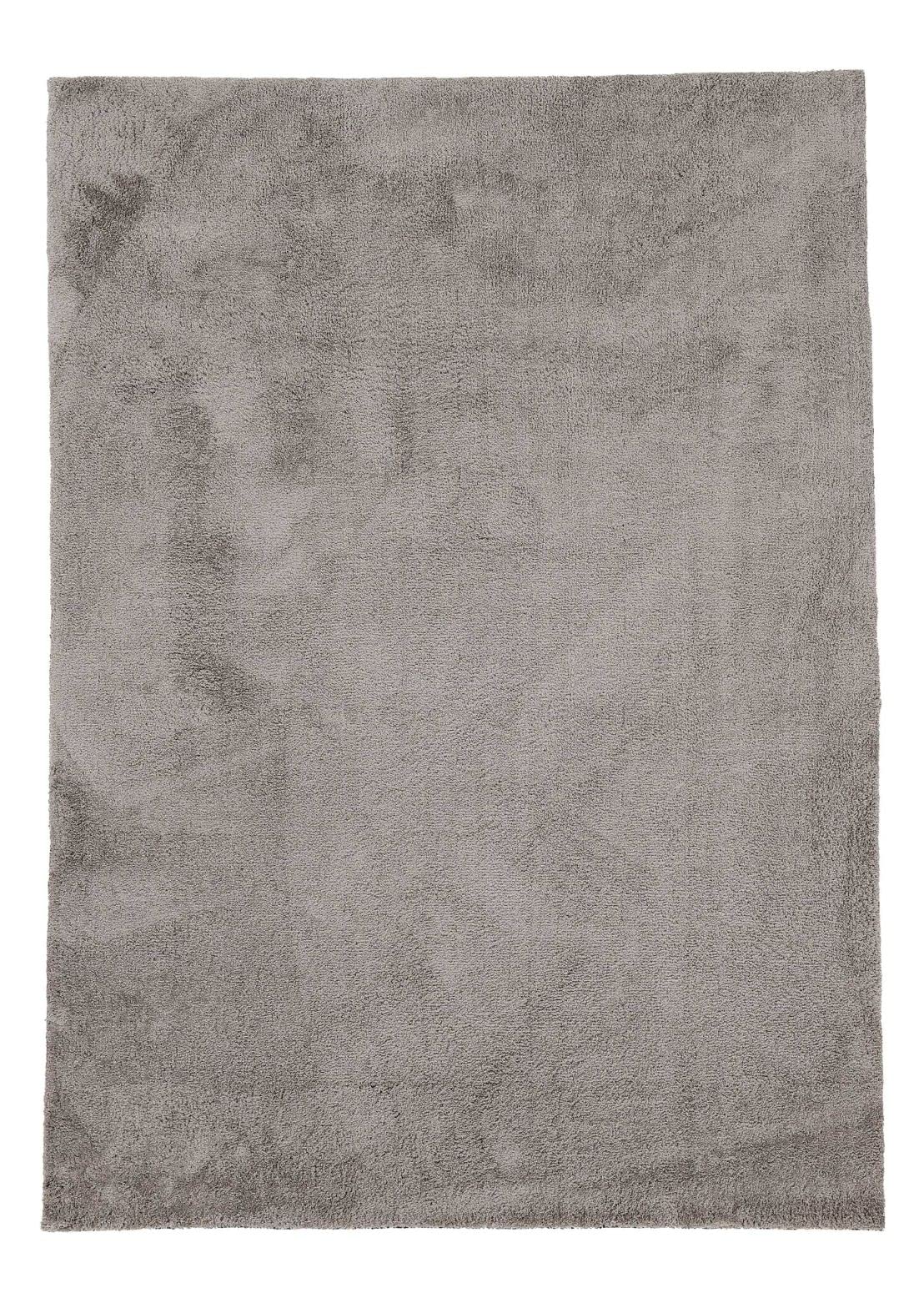 Tapis à poils longs salon moderne shaggy beige rectangulaire 60x90
