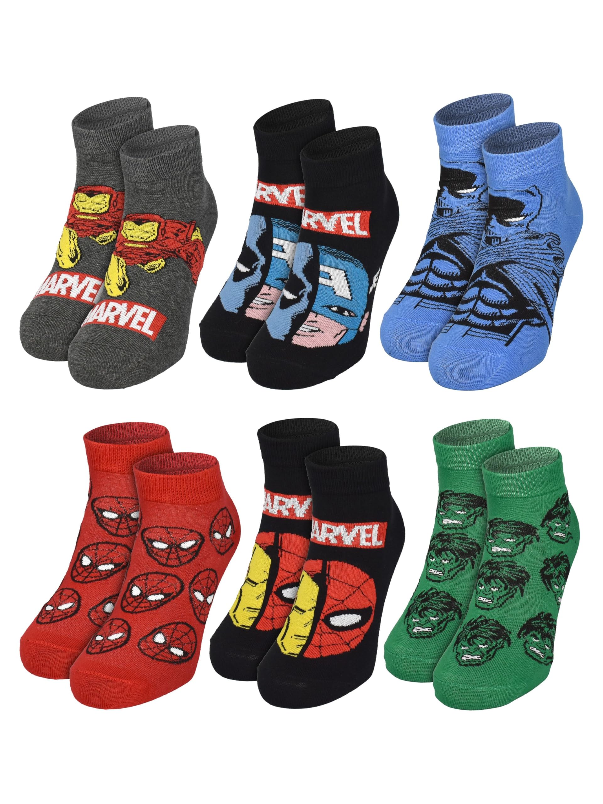 United Labels Marvel Calendario Adviento Calcetines Hombre 40-45 Zapatillas Calcetines Largos Regalo Navidad