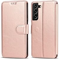 Vista 17 de QLTYPRI Para Samsung Galaxy A14 Case Premium PU Leather Simple Wallet Case [Ranuras para tarjetas] [Soporte manos libres] [Cierre magnético] Funda