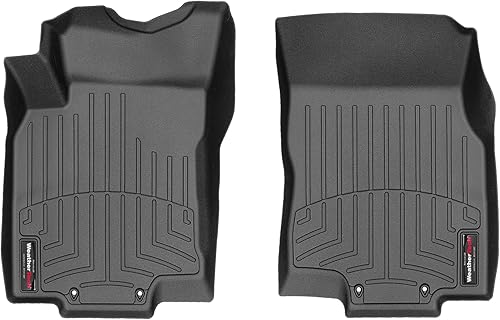 WeatherTech Revestimientos de suelo personalizados para Nissan Rogue Sport - 1ª fila (4411721), color negro