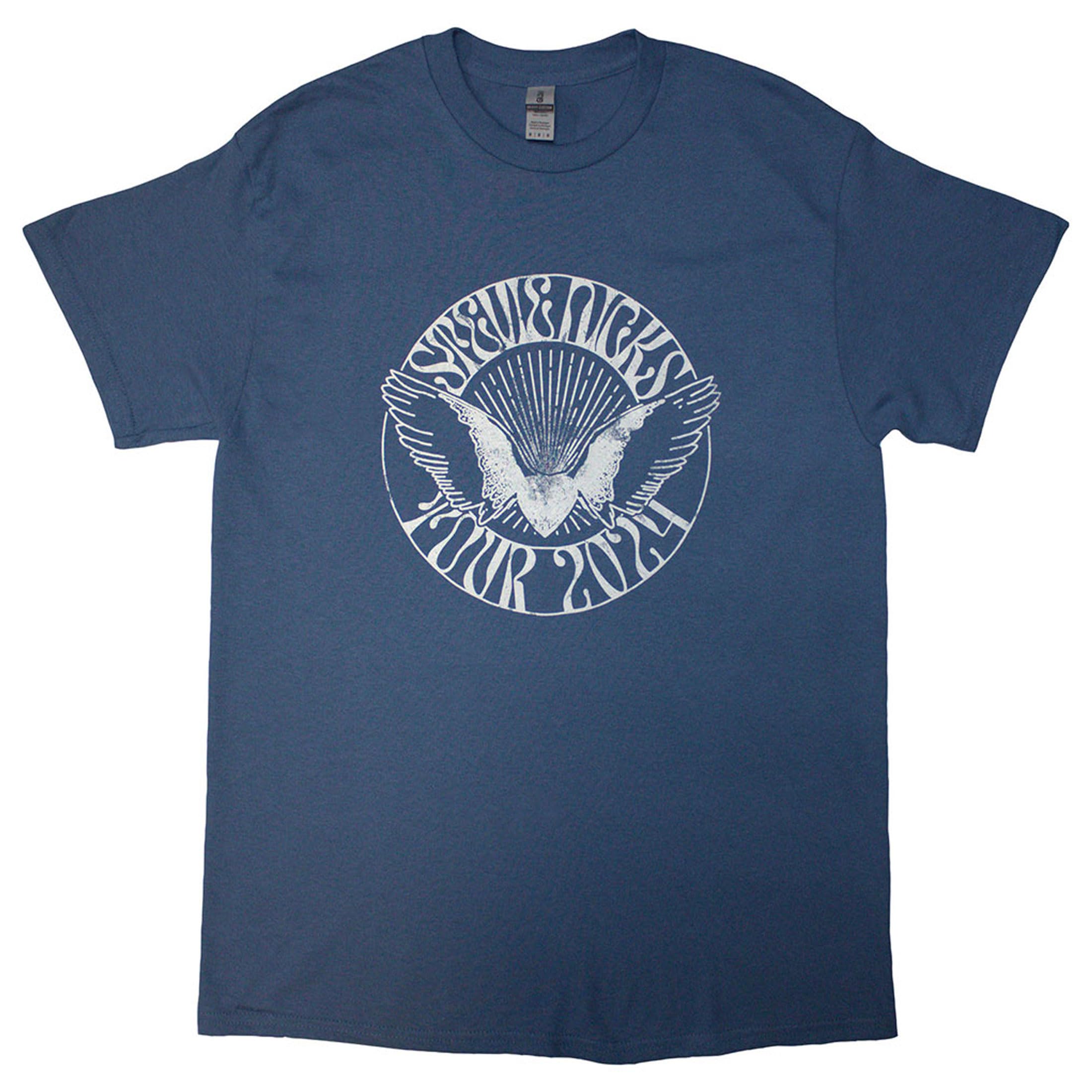 Rock Off officially licensed products Stevie Nicks Tour 24 Wings T Shirt S Blue
