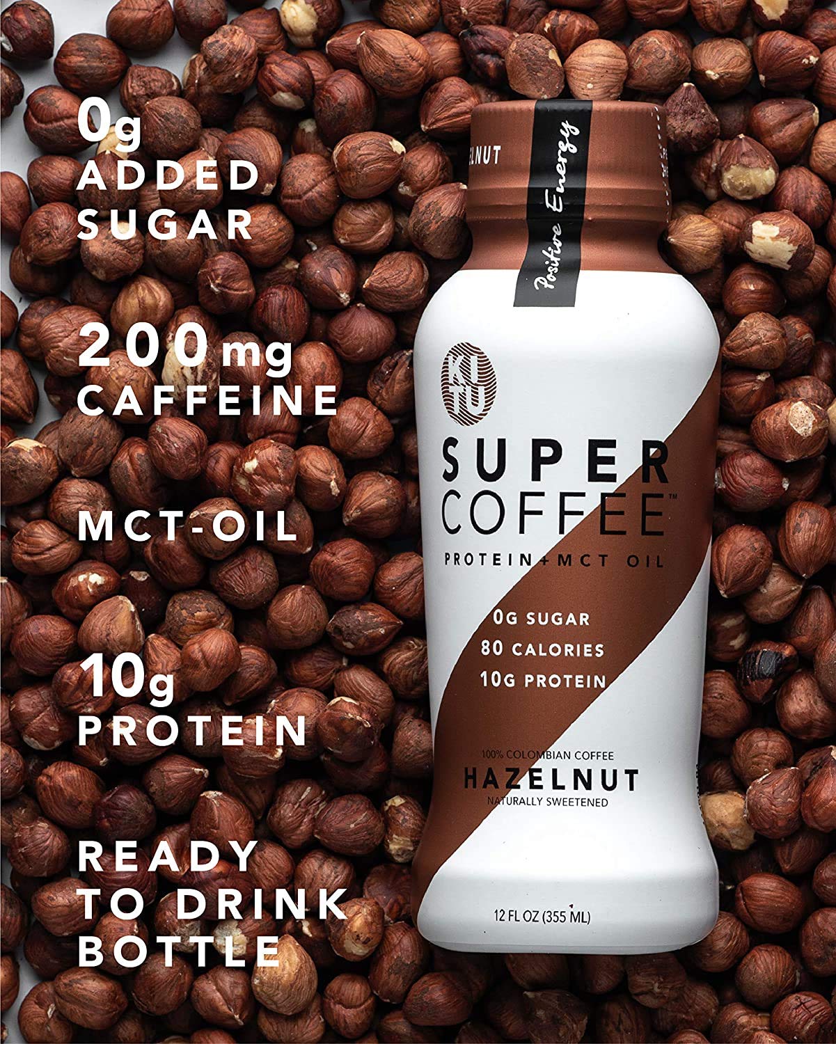 Super Coffee, Keto Protein Coffee (0g Added Sugar, 10g Protein, 70