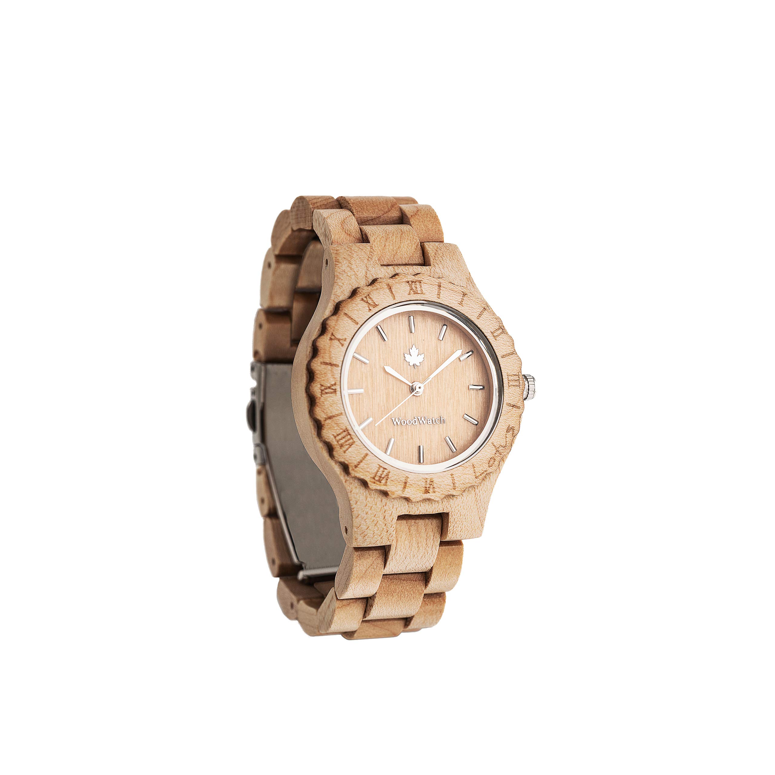 WoodWatch Lotus Maple Drewniany zegarek damski na rękę, drewniany zegarek na rękę, jakość premium, drewniany zegarek dla kobiet, produkt przyjazny dla środowiska, 1 drzewo na każdy zegarek,