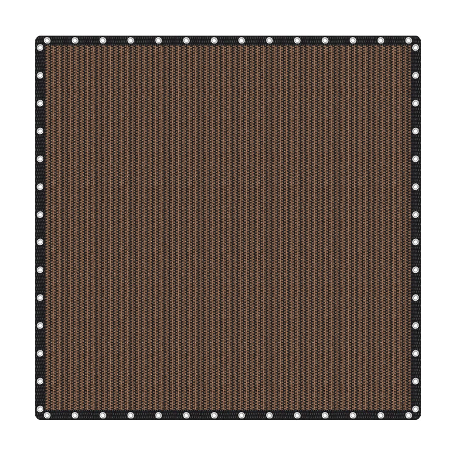 VICLLAX Shade Fabric Sun Shade Cloth Privacy Screen with Grommets for Patio Garden Pergola Cover Canopy 20x20 FT, Mocha