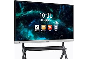 Smart Board 75-inch 4K Interactive Whiteboard Touch Screen with Digital Writing Tablet