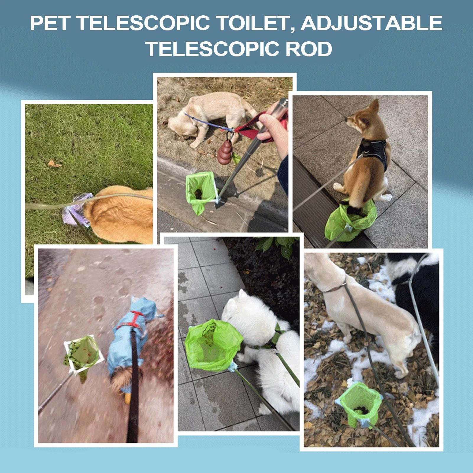 Hundeabfall-Scooper – Tragbares Kackaufsammeln für Haustiere, Robustes Design | gefederter Griff, einfach zu bedienender Müllreiniger