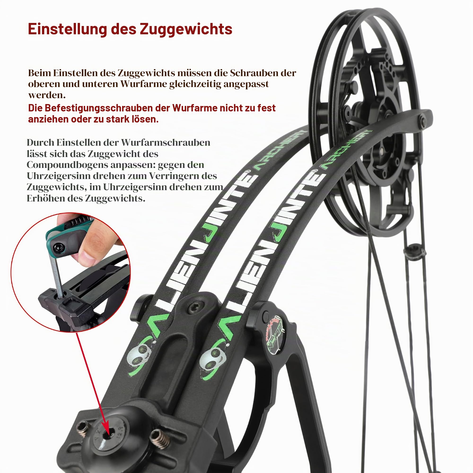 17" Compoundbogen Kit 30~70lbs Einstellbare Stahlkugelbogen Dual Use Jagdbogen Erwachsenebogen RH&LH kann Pfeil und Stahlkugel