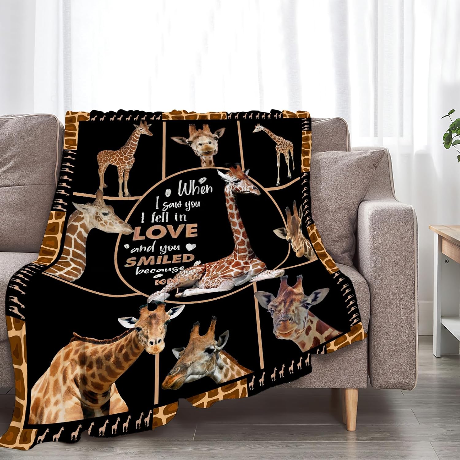 Giraffe Blanket Giraffe Blankets Gifts for Girls Throw Blanket Soft Warm Fleece