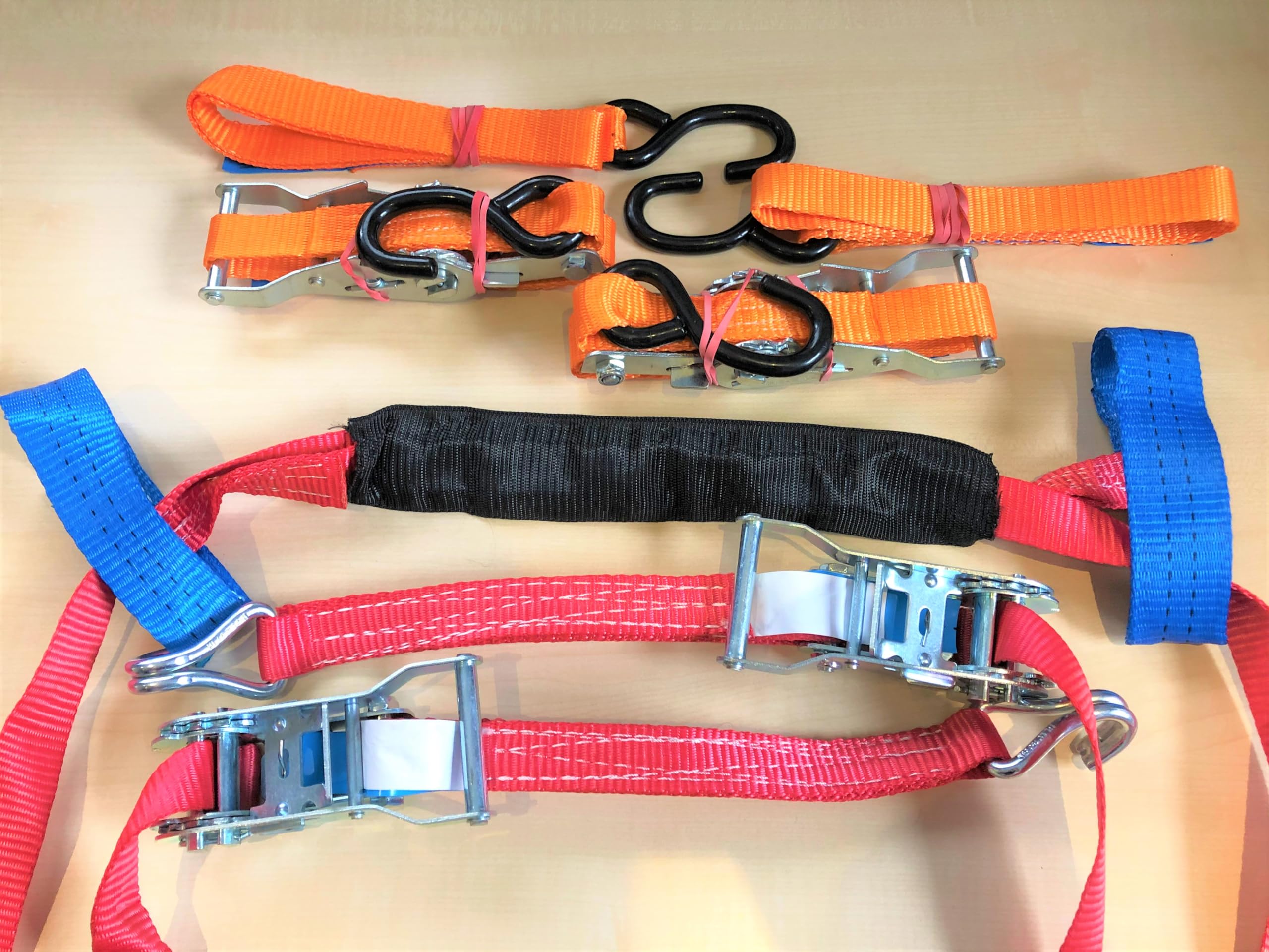 Système d'arrimage complet pour moto - Sangle d'arrimage pour moto