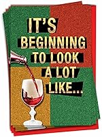 Vista 15 de NobleWorks - 12 Tarjetas de Felicitación Divertidas en Caja de 4.63 x 6.75 pulgadas, Tarjetas de Notas de Feliz Navidad para Vacaciones, Regalos