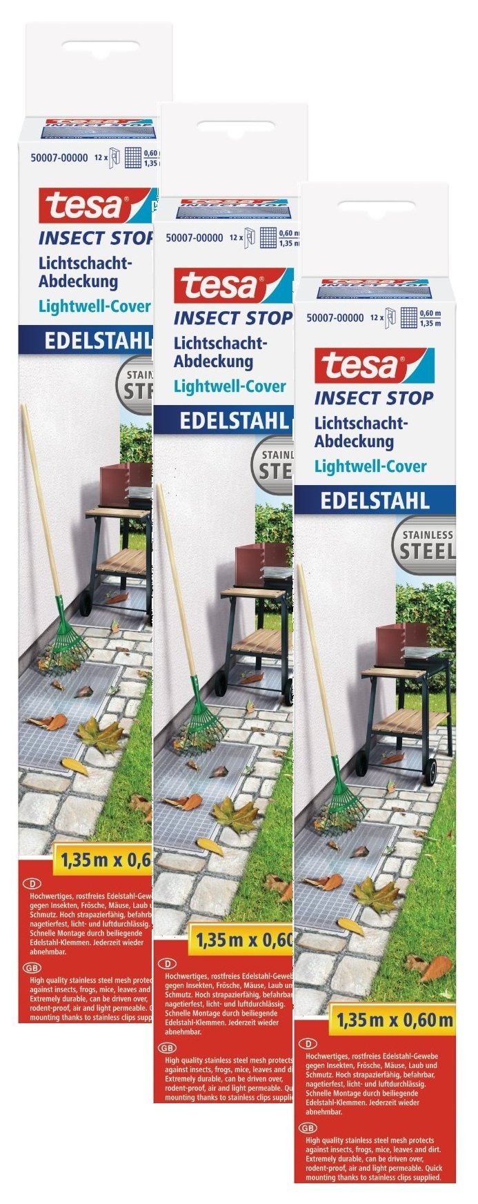 tesa Lichtschachtabdeckung, Edelstahl (3)